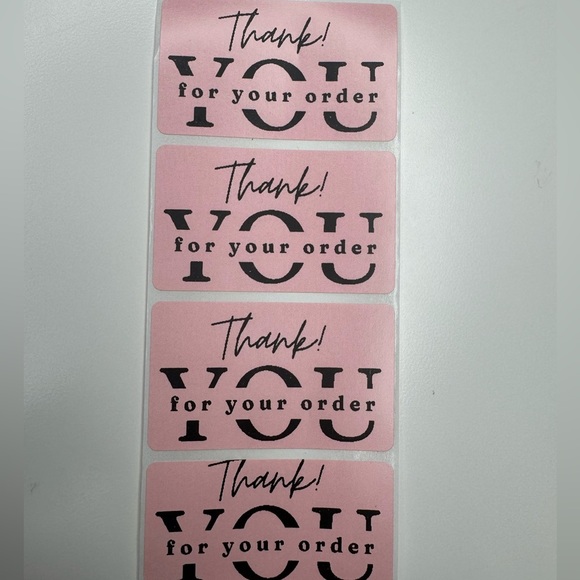 100 pcs Thank You for your order my 2" Stickers labels NWT - Picture 5 of 14